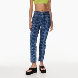 Aritzia (Sunday Best) Kaleidoscope Printed Cowboy  Jeans